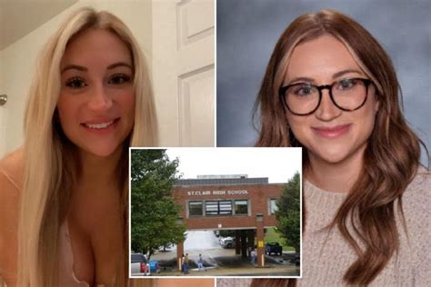 teacher caught with onlyfans|Former St. Clair High School teacher who resigned after her。